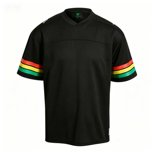 Slim Fit Strong Elasticity <b>Tight</b> Fitting Wear-Resistant Tear Resistant for High-Frequency Impact Rugby Jersey Spandex/Polyester - Product Image 4