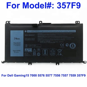 Batería de ordenador portátil <span class=keywords><strong>357F9</strong></span> para Dell Inspiron Gaming 15 7000 5576 5577 7556 7557 7559 11,1 V 74WH - Product Image 2