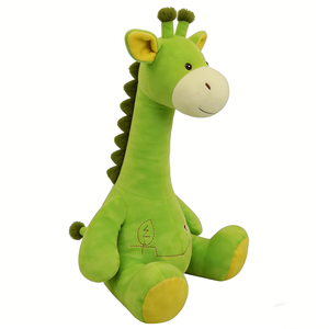 Peluche de jirafa verde personalizado, peluche de jirafa, peluche de animal de safari, lindo peluche de jirafa, juguete de jirafa para niños - Product Image 3