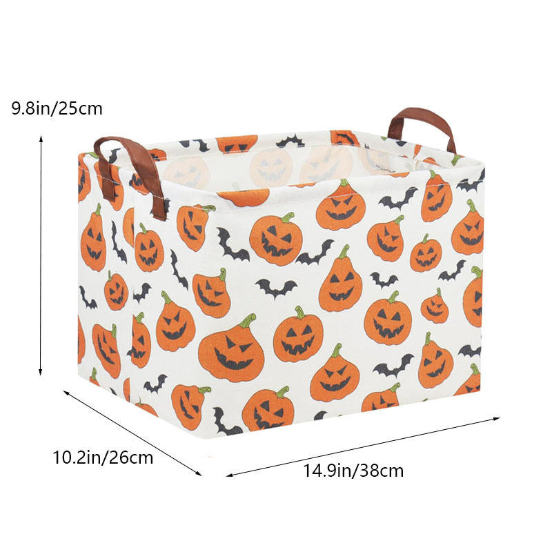 White-white background with bats and pumpkins