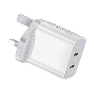 Cargador Rápido PD de 40W con Doble Puerto y Enchufe Europeo Tipo C para Teléfonos Móviles Apple, Carga de Alta Velocidad - Product Image 3