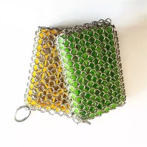 Éponge à récurer en silicone de qualité alimentaire, résistante à la rouille, robuste, longue durée, pour nettoyer les ustensiles de cuisine, y compris les woks et poêles, en remplacement de la laine d'acier. - Product Image 2