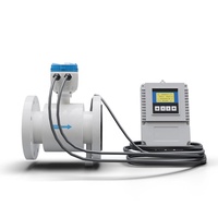 Débitmètre électromagnétique de type split haute précision, sortie 4-20mA, RS485 Modbus, OEM pour liquides chimiques, eaux usées, eau