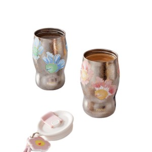 Bouteille isotherme sous vide à double paroi en titane pur anti-fuite pour femme <span class=keywords><strong>Rano</strong></span>, ensemble cadeau tasse à café Mandheling avec sangle de transport - Product Image 5