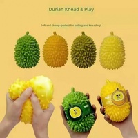 Balle anti-stress réaliste en plastique en forme de durian, jouet amusant à presser pour la décompression, fabriqué en Chine pour la vente en gros, cadeau 14+