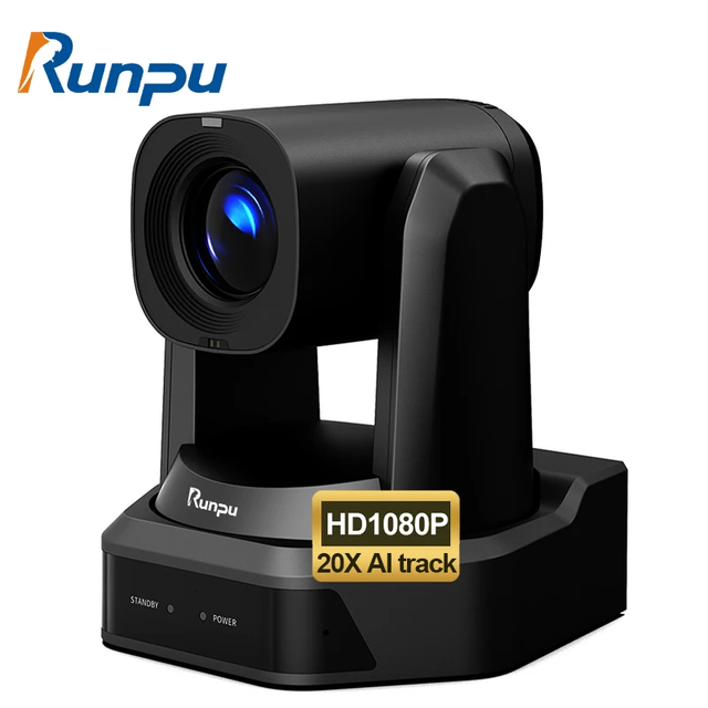 HD66A-20 OEM Broadcast PTZ 20X Camera SDI with hd Mi Lan Usb3.0 Poe AI Auto Tracking Live Broadcast Video Conferencing Camera