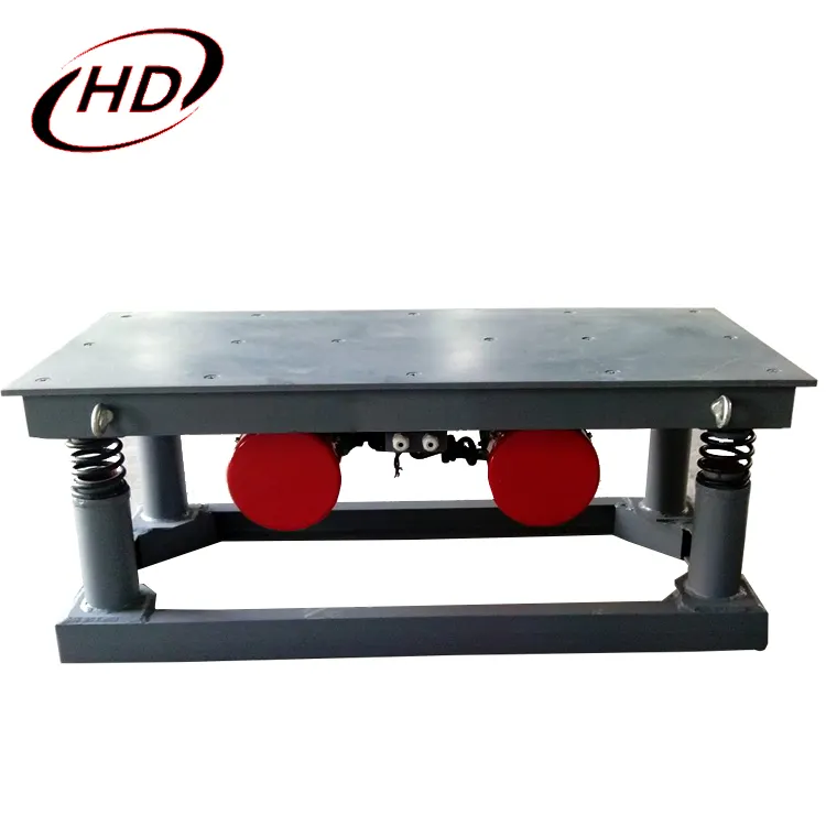 Máquina de mesa vibratoria Hongda Direct Deal para moldes de hormigón de azulejos