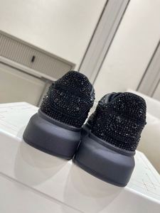 Chaussures de sport décontractées 2026 de haute qualité avec strass, talon épais et amorti, design tendance et luxueux, rehaussantes - Product Image 4