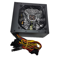 Alimentation électrique pour ordinateur, 350W, ventilateur led bleu, OEM, prix d'usine