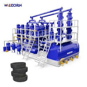 Walldorn Efficient Scrap <b>Tire</b> Continuous Pyrolysis System Oil And Carbon Black Production Recycling Line - Product Image 2