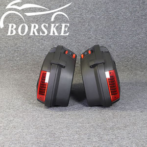 Caja Lateral <span class=keywords><strong>de</strong></span> Motocicletas <span class=keywords><strong>de</strong></span>   Tronco <span class=keywords><strong>de</strong></span> Motocicleta 23L × 2 con Mango Portátil Y Luz <span class=keywords><strong>de</strong></span> Advertencia <span class=keywords><strong>de</strong></span> Noche - Product Image 2