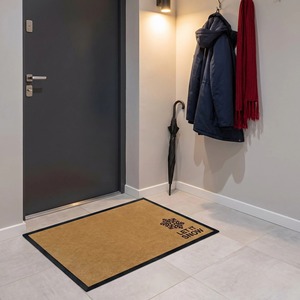 Coconut Fiber Doormat Rectangle Let It Snow Outdoor Home Mat Christmas Decorative Entryway Floor Mat Dust Removal - Product Image 3
