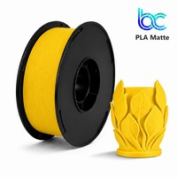 Filament PLA Mat Pro 1,75 mm 1 kg Qualité Professionnelle Faible Brillance Haute Rigidité Forte Adhérence des Couches Filament pour Imprimante 3D Vente en Gros