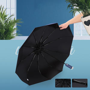 도매 파라솔 양산 자동 우산 방풍 반사 사업 led 빛 UV 접이식 우산 - Product Image 2