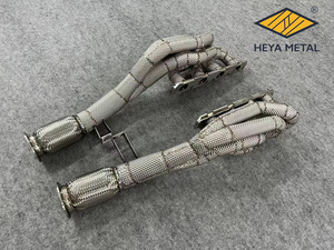Échappement de tuyau de descente pour audi r8 <span class=keywords><strong>V8</strong></span> 4.2 pour tuyau d'échappement d'audi tuyau d'échappement en acier inoxydable pour Audi - Product Image 4