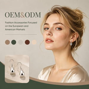 Ear enlace oem odm Wholesale Silver Plated Smooth Teardrop Dangle <b>Earrings</b> Polished Metal <b>Hook</b> Drop <b>Earrings</b> For Women - Product Image 1