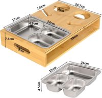 Ensemble de planches à découper écologiques et réutilisables, personnalisables, pour les tables à manger et les cuisines à domicile