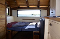 Meilleure vente Petite péniche préfabriquée Kinocean avec salle de divertissement à vendre