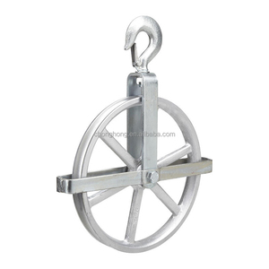 Roue de palan de <span class=keywords><strong>haute</strong></span> qualité pour échafaudage avec <span class=keywords><strong>poulie</strong></span>, roue de palan en aluminium de 12 pouces, roue de palan à câble métallique - Product Image 3