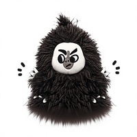 Adorable jouet en peluche singe Saki à face blanche en polyester, figurine en peluche mignonne, oreiller de couchage câlin, petite poupée idéale pour les filles