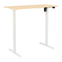 Bureau électrique réglable en hauteur avec design moderne en bois, idéal pour le bureau, table de travail commerciale ou table de jeu