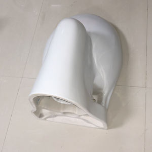 WC monobloc ergonomique pour personnes à mobilité réduite, avec siège ouvert, pour personnes âgées et soins infirmiers - Product Image 5