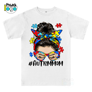 Huaga 10000+ Designs <strong>Custom</strong> Mother's Day Logo Stickers <strong>Plastisol</strong> PET Heat <strong>Transfer</strong> Printing Eco-Friendly Washable T-Shirts - Product Image 5