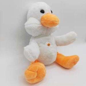 Peluche fluffy bianco farcito bambole anatra anatra Carino Popolare Farcito Bambola Del Fumetto giocattoli creativi regali - Product Image 4