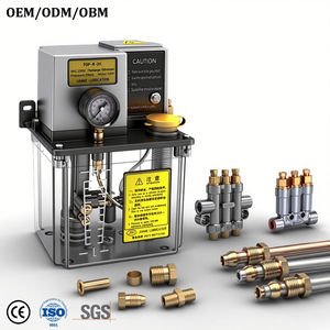 משאבת שימון שמן אוטומטית מכונת CNC 24V משאבת שימון שמן חשמלית למערכת שימון בעלת תזוזה חיובית - Product Image 1
