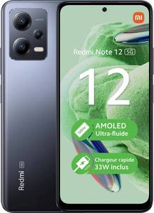 Smartphone <span class=keywords><strong>Redmi</strong></span> <span class=keywords><strong>Note</strong></span> <span class=keywords><strong>12</strong></span> 5G LTE, processeur octa-core MTK Dimensity, appareil photo arrière 48MP, écran AMOLED FHD 6,8 pouces 120Hz, batterie 5000mAh, double SIM, reconnaissance faciale - Product Image 2
