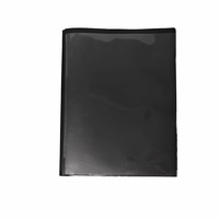 Dossiers en plastique robustes avec poche frontale transparente, dossiers à 2 poches avec perforation à 3 trous, couleurs assorties, lot de 8, logo personnalisé