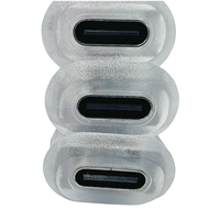 Hot Selling Transparent Typ C 2PIN Wasserdichte Steckdose für Haushalts geräte mit Licht