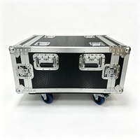 Flight case de transport 7U à double porte personnalisable avec roues pour amplificateur et outils