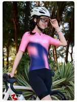 Chaqueta corta de manga corta para mujer, talla grande, ligera, cortavientos, multicolor, con rayas horizontales onduladas, elástica, con cremallera completa y cuello alto.