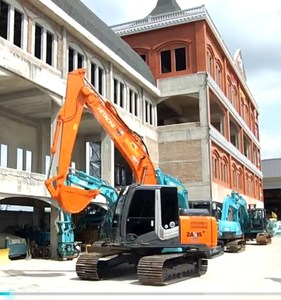 Excavatrice sur chenilles d'occasion ZX120 d'origine japonaise 2016, godet de 0,8 m, garantie 1 an, en bon état de marche, prix bas - Product Image 6