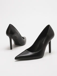 1211M-2 Chaussures Femme Escarpins Marron Sophistiqués avec Talon Aiguille Élégant de 9,5 cm de Hauteur Fermeture à Enfiler Bout Pointu Intemporel - Product Image 4