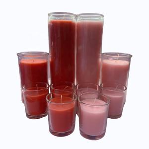 Bougie coulée 7 <span class=keywords><strong>jours</strong></span> bougie de prière couleur longue durée bougie de décalcomanies Saint personnalisées de haute qualité bougie pour cérémonie religieuse - Product Image 4