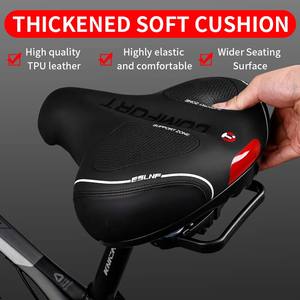 <span class=keywords><strong>Selle</strong></span> <span class=keywords><strong>de</strong></span> <span class=keywords><strong>vélo</strong></span> <span class=keywords><strong>de</strong></span> montagne <span class=keywords><strong>extra</strong></span> <span class=keywords><strong>large</strong></span> et souple <span class=keywords><strong>de</strong></span> 27 cm, directement <span class=keywords><strong>de</strong></span> l'usine Eslnf, imperméable, absorption des chocs, <span class=keywords><strong>selle</strong></span> <span class=keywords><strong>de</strong></span> <span class=keywords><strong>vélo</strong></span> <span class=keywords><strong>de</strong></span> montagne - Product Image 6