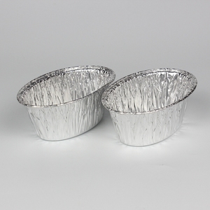 Tia tb41 không truyền thống nhôm lá mỏng <span class=keywords><strong>Container</strong></span> hình elip trứng cốc thực phẩm khay chống ăn mòn lá <span class=keywords><strong>container</strong></span> - Product Image 1