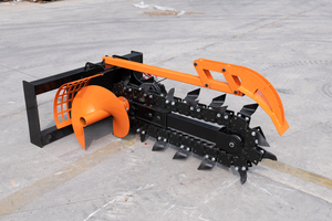 Trancheuse à roche robuste pour chargeuses compactes avec flèche renforcée et <span class=keywords><strong>dents</strong></span> en carbure remplaçables - Product Image 2