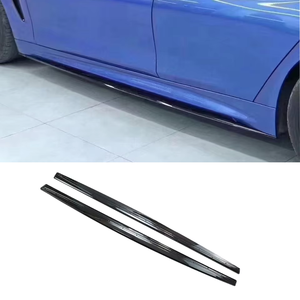 Pour BMW Série 4 F32 F33 F36 Bas de Caisse Amélioration MP Noir Brillant Motif Carbone Pièces de <span class=keywords><strong>Carrosserie</strong></span> <span class=keywords><strong>Auto</strong></span> - Product Image 1