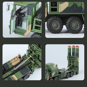 Modèle de véhicule de missile anti-aéronautique longue portée HQ-9 en alliage moulé sous pression, échelle 1:40, jouet de voiture, cadeau d'anniversaire - Product Image 6