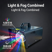 Machine à fumée portable moderne à LED avec boule de cristal magique, impression numérique, contrôle intelligent de la température, générateur de fumée rapide pour