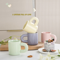 Tasse en céramique 350ml Ins faite à la main 12oz tasse à café personnalisée et thé de l'après-midi tasses en céramique tasses en grès