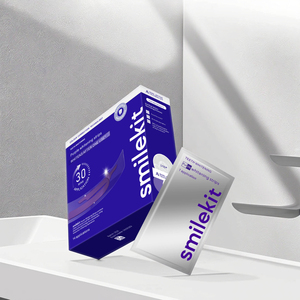Tiras Blanqueadoras con Sabor a Menta para el Cuidado Bucal, 6%HP, Color Morado, para Uso Doméstico, Ilumina tu Sonrisa - Product Image 1