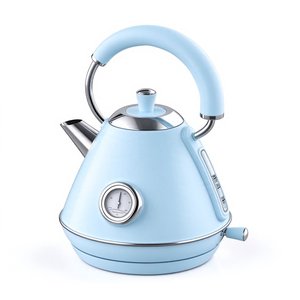 BESTONE Light Blue Vintage Tea <b>Kettle</b> 1.0L with Temperature Gauge and Concealed Heating Element - Product Image 2