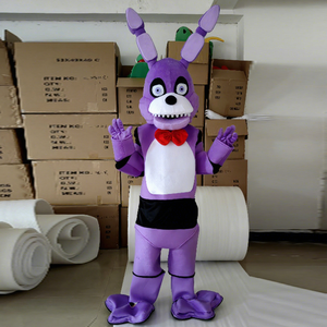 OEM cinque <span class=keywords><strong>notti</strong></span> al Costume Mascotte giocattolo di Freddy marrone Bonnie Chica Foxy Mango Ballon Boy pupazzo Mascotte carnevale per adulti - Product Image 2
