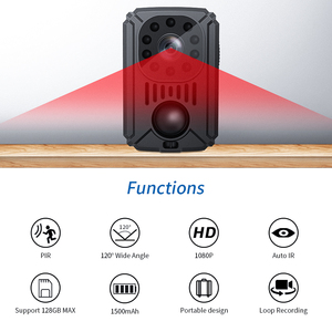 Md31 Hd 1080P Mini Body Camera Pocket Night Vision Security <span class=keywords><strong>Cam</strong></span> Voor Auto Pir Videorecorder Sport Mini Body Camera - Product Image 3
