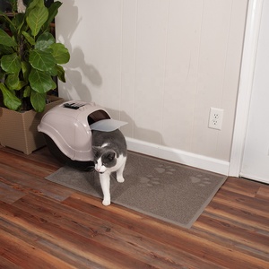 Grande Pvc Cat <span class=keywords><strong>Litter</strong></span> Trapper Locker Mat Dobrável Fácil Limpeza WC <span class=keywords><strong>Box</strong></span> Canto Cat <span class=keywords><strong>Litter</strong></span> Rug Pad Pvc Porta Mats para Cat Dog - Product Image 2