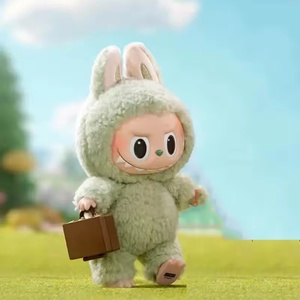 Vente en gros – Figurines d'action PopMart Labubu Exciting Macron V1 100 % originales, boîte mystère, 17 cm, jouets mignons - Product Image 3